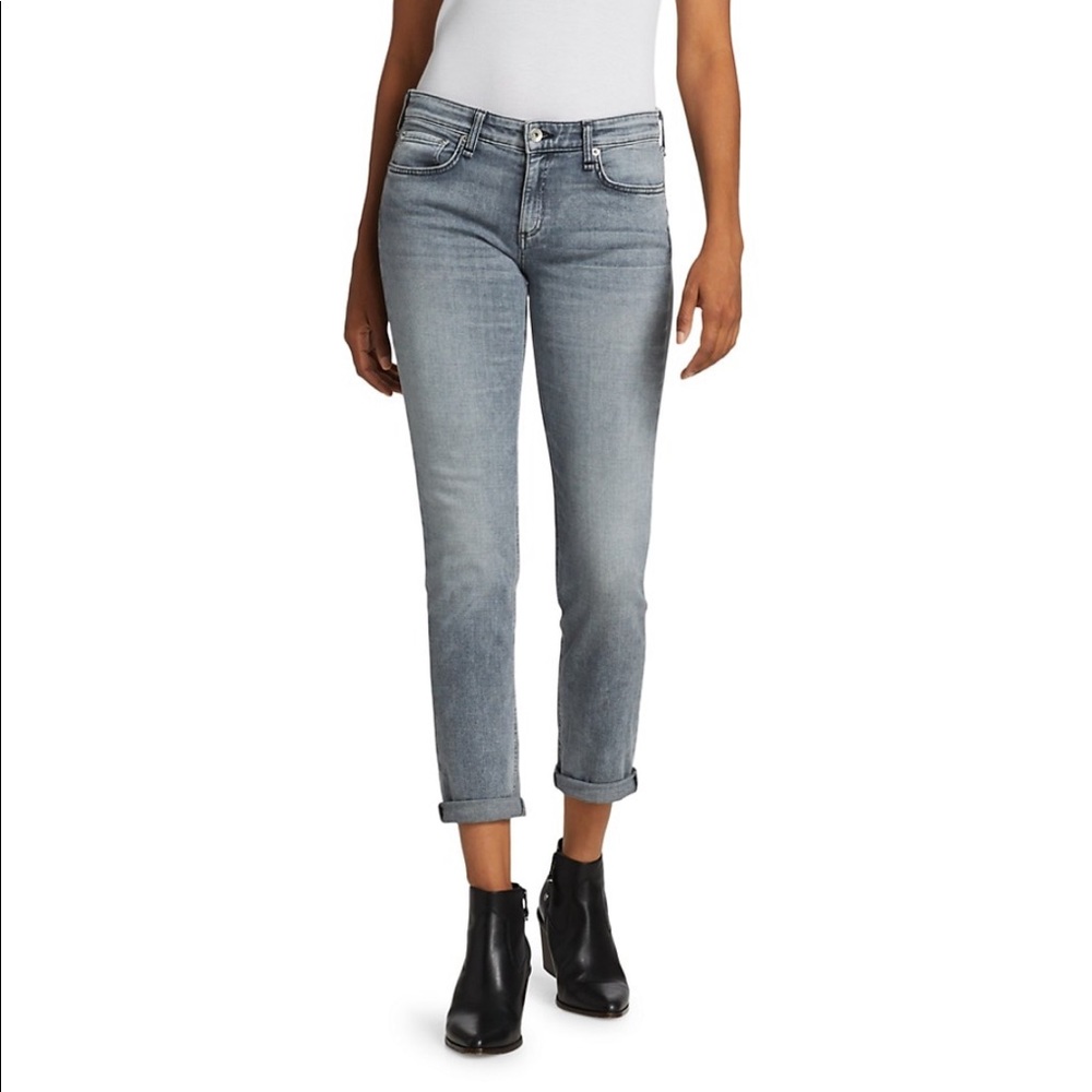 rag & bone Dre Low-Rise Slim-Fit Boyfriend Jeans